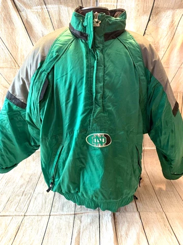 Vintage UND University of North Dakota Starter Puffer Pullover Jacket Men's XL Cover