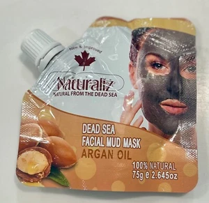 Dead Sea Facial Mud Mask - Argan Oil Infused - Deep Cleanse, Hydrate, - Picture 1 of 1