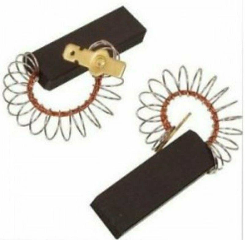 2 CARBONCINI SPAZZOLE LAVATRICE AEG BOSCH SIEMENS 6,3x12,5x35 MM SP5