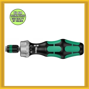 Wera Ratcheting Screwdriver Handle w/ Quick Release Chuck up to 50NM Max Torque - Picture 1 of 6