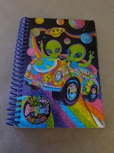 Vintage 90's Lisa Frank Astro Blast Aliens Zoomer Zorbit 4" x 6" Spiral Notebook - Picture 1 of 13