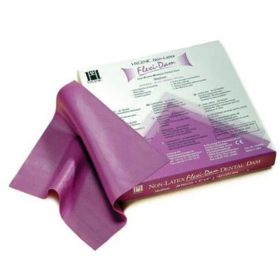 COLTENE WHALEDENT, INC. Coltene Whaledent H09945 Hygenic Flexi Dam Non Latex Violet 6" x 6" Medium 30/Bx