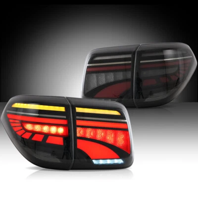 Luces traseras LED transparentes VLAND para Nissan Armada 2017-2020 con animación de arranque Foto 1 de 4
