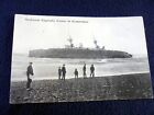 OLD PPC: HMS PRINCE GEORGE~STRANDED~KAMPERDUIN~CAMPERDUIN~ca 1922~ANIMATED
