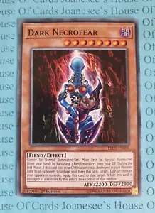 LED5-DE006 Dunkle Nekroangst Yu-Gi-Oh Karte 1. Auflage Neu - Bild 1 von 4