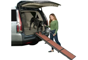 Pet Gear, Chocolate Travel Lite Ramp- Dogs & Cats, 71x16x4-in, 15lbs, 200LB CAP - Picture 1 of 3