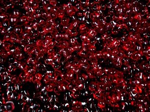 Tri Cuentas Plástico 11mm Rojo Oscuro 25g Hágalo Usted Mismo Joyería Artesanal Decoraciones - Imagen 1 de 3