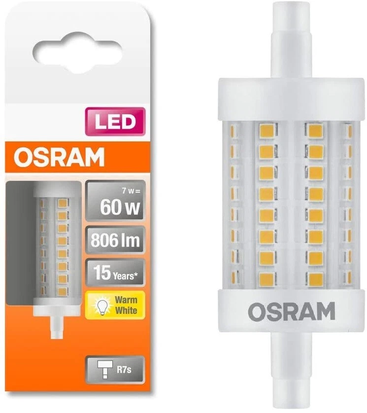 OSRAM Line R7s LED Stablampe 7w Warmweiss wie 60w