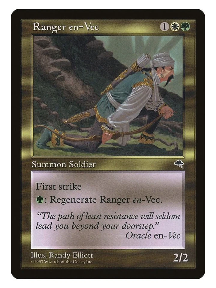 Ranger En-Vec MTG Tempest Uncommon LP Lightly Played Single Card - Image 1 of 1