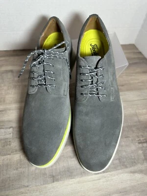 Туфли мужские Florsheim размер 10 серые замшевые с плоским носком Oxford II University - Изображение 1 из 4
