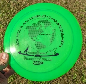 2012 Pre Release Archon Innova Disc Golf NEW Japan Open 175g Green FLAT - Picture 1 of 1