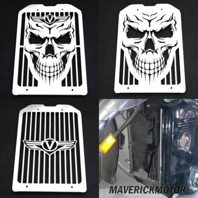 Protector de rejilla de cubierta de radiador para Kawasaki Vulcan VN1500 VN1600 Mean Streak 2002-08 Foto 1 de 4