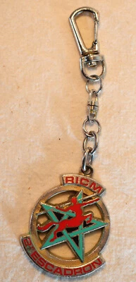 Insigne porte clef RICM  2 escadron régiment infanterie chars marine VER25POR001 - Photo 1/4