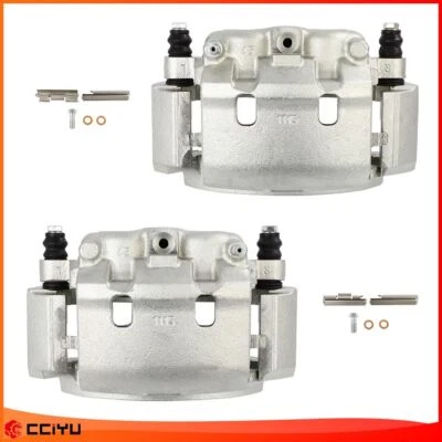 Pair Rear Disc Brake Calipers w/ Bracket For 1999-2007 FORD E-350 SUPER DUTY Foto 1 de 4