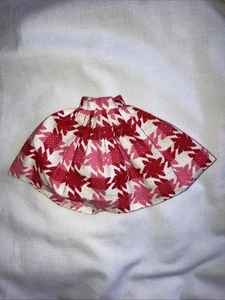 VTG 1960s Barbie Clone Doll Red White Cotton Skirt Premier Shillman Ideal - Imagen 1 de 3