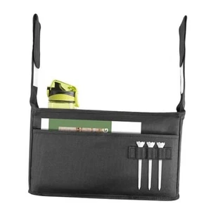 TUYUU Golf Push Cart Organizer, Accessories Pouch Bag, Drink Holder, Black - Picture 1 of 8