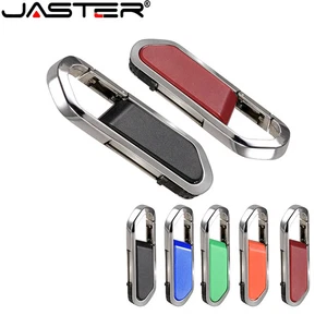 Venta caliente Unidad flash USB de metal 64 GB 32 GB Memory Stick de metal 16 GB 4 GB de cuero rojo - Imagen 1 de 17