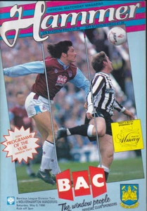 1989/90 WEST HAM UNITED V WOLVERHAMPTON WANDERERS 05-05-1990 DIVISION 2 - Bild 1 von 1