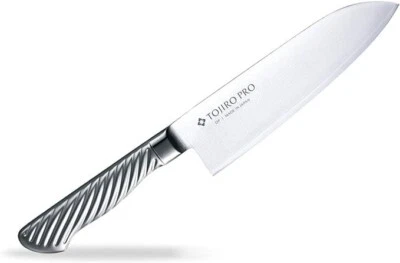 Tojiro Santoku 170mm, Hecho en Japón El mango tiene un cómodo tornado F-895 Foto 1 de 4