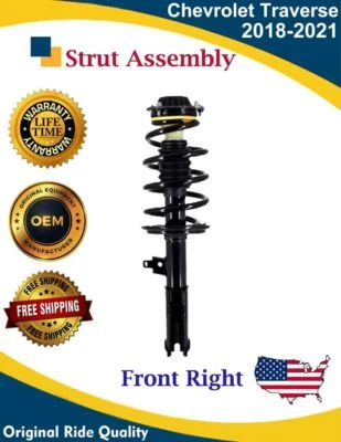 Puntal delantero derecho para Chevrolet Traverse 2018-2021 2,0 L 3,6 L garantía de por vida Foto 1 de 4