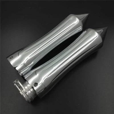 Empuñaduras de manillar cromadas de 7/8" para Honda CBR 600 F3 F4i 900 929 954 1000 RR Foto 1 de 4