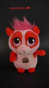 RUSS BERRIE MAKE SOMEONE HAPPY PANDA ROSA E ROSSO 6" PELUCHE - Foto 1 di 2