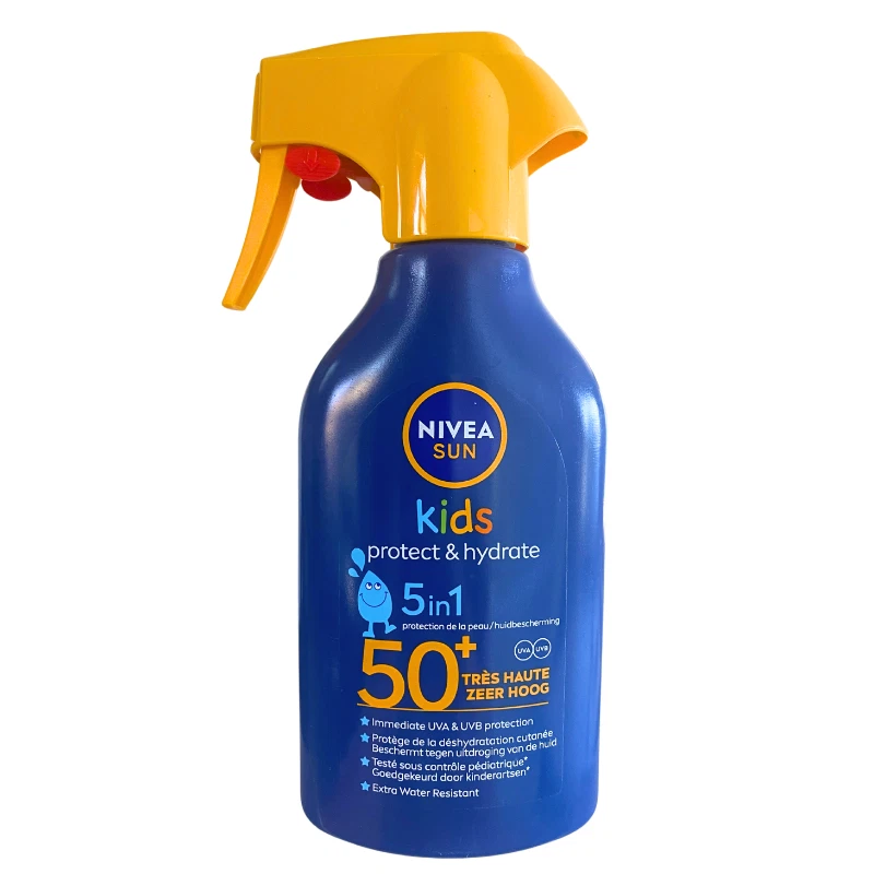 Bomba en spray protector solar Nivea Sun KIDS Protect & Hydrate SPF50+ 270 ml Foto 1 de 1