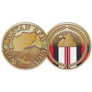Afghanistan Campaign Ceramic Challenge Chip  Coin  - Picture 1 of 1