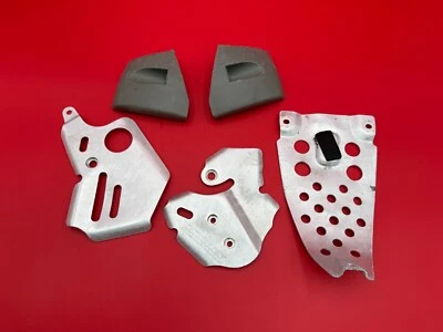 2004 2005 Kawasaki KX250F Guards Works Connection Rear Master Cylinder Guard - Image 1 of 4