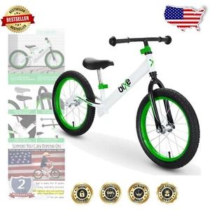 Durable Alloy Steel Balance Bike for Boys and Girls - 16-Inch Lightweight Design - Picture 1 of 11