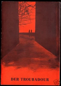 Theaterprogramm, Komische Oper Berlin, Der Troubadour, 1975 - Bild 1 von 1