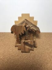 Wooden Carved Miniature Nativity