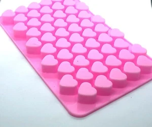 55 Mould Sweet Hearts Silicone Chocolate Mould Valentine UK Seller - Picture 1 of 2