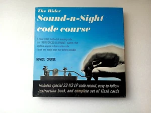 The Rider Sound-n-Sight Code Course Vinyl Record NOVICE Course; 1959 - Zdjęcie 1 z 8