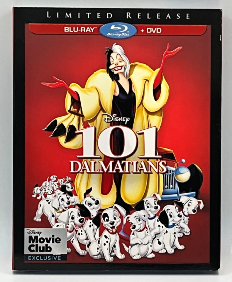 *NEW* Disney 101 DALMATIANS Limited Release BLU-RAY + DVD Movie Club - Image 1 of 1