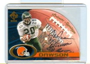2000 Stock privado firmas privadas JaJuan Dawson autógrafo Tulane Browns - Imagen 1 de 1