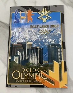 SALT LAKE CITY UTAH 2002 XIX Olympic Winter Games Booklet Brochure - Picture 1 of 6