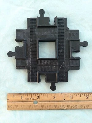 Pista de Tren Personalizada Cuadrada Cross Pieza Compatible con Duplo Reemplaza PC Retirado Foto 1 de 4