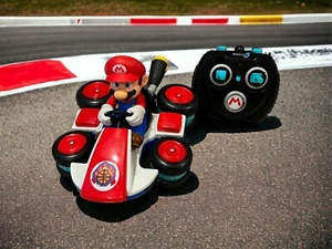 Jakks Pacfiic Mario Kart Mini Anti-Gravity RC Racer 2.4Ghz Remote Works Great - Picture 1 of 6