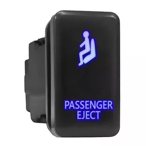 PASSENGER EJECT Blue Backlit Switch Tall Push Button 1.54"x 0.83" (Fit: Toyota) - Picture 1 of 6