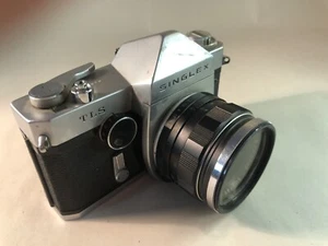 Appareil Photo Argentique Ricoh Singlex TLS Avec Objectif Rikenon 55mm - Imagen 1 de 5