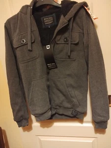 Brave Soul Grey Unisex Hoodie Size M - Picture 1 of 4