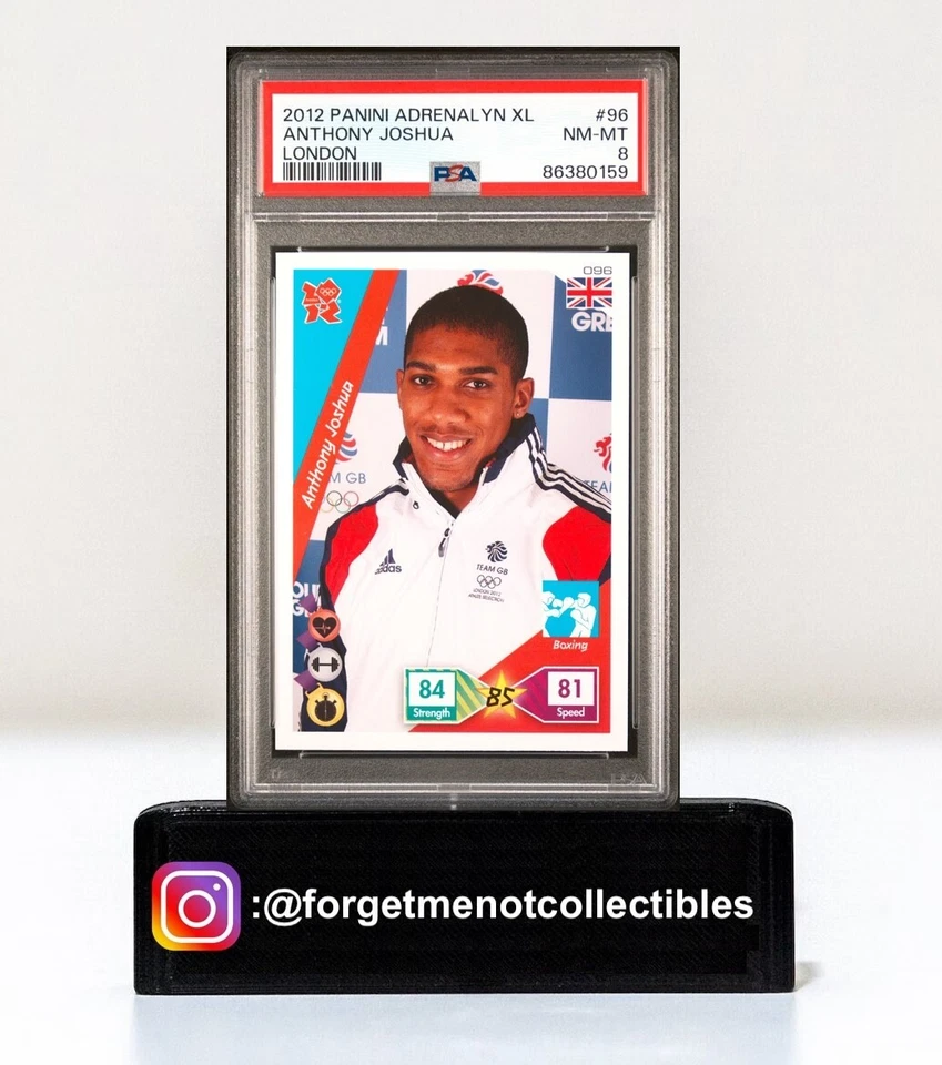 2012 Panini Adrenalyn XL Anthony Joshua Rookie RC #96 PSA 8 Boxing Olympics GB - Image 1 of 3