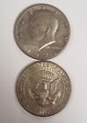 202b7145602 PAIR OF U.S. MINT KENNEDY HALF DOLLAR 50C EIGHTH YEAR 1971 COINS XF+