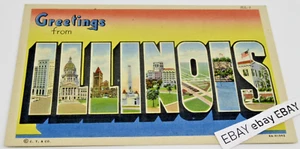 Greetings From La Salle Illinois Postcard - Picture 1 of 6