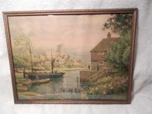 FRANK CORBYN PRICE "THE LANDING" WATER COLOR PRINT 12"x 16" - Picture 1 of 1