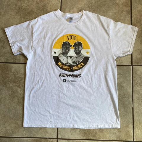 Vote Machado Hosmer San Diego Padres All Star 2022 T-Shirt Size XL Cover