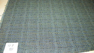 Tela de tapicería con estampado de tweed azul amarillo 1 yarda R127 - Imagen 1 de 1