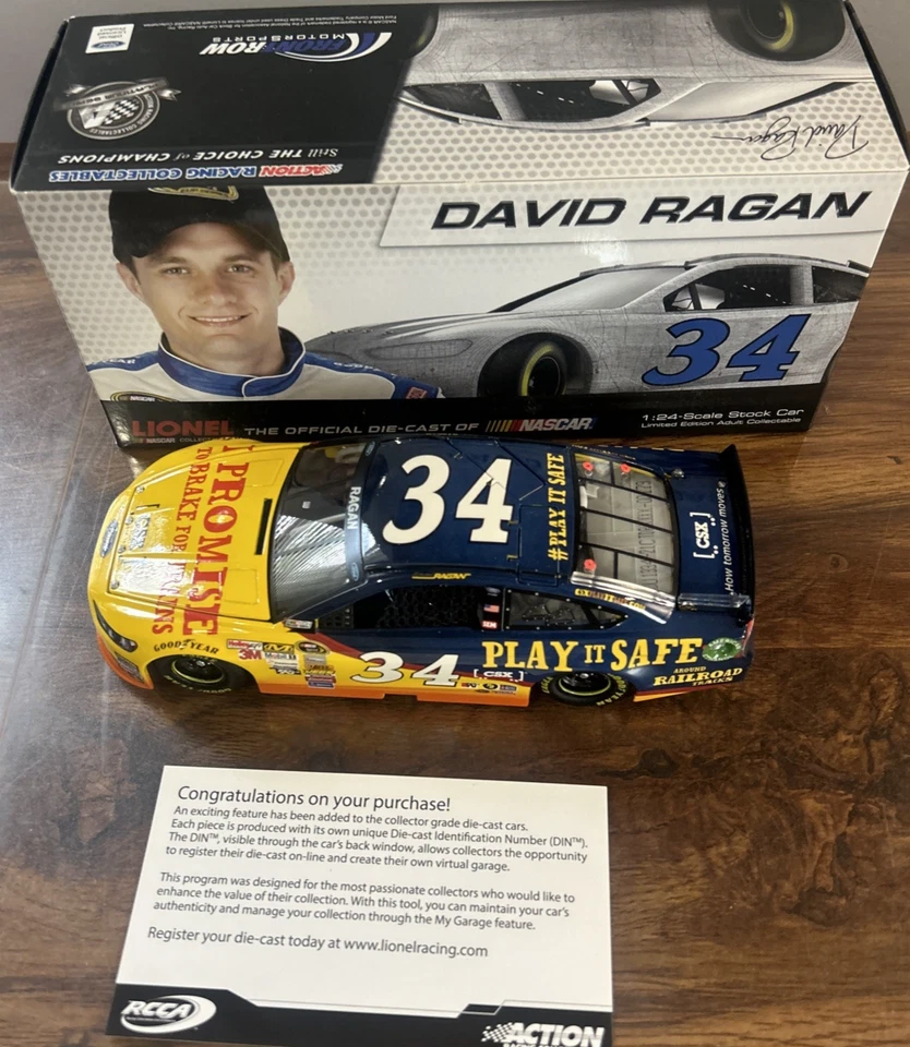 David Ragan #3 - 2014 CSX Ford Fusion NASCAR Die-cast Model 1 of 631 Action - Image 1 of 4