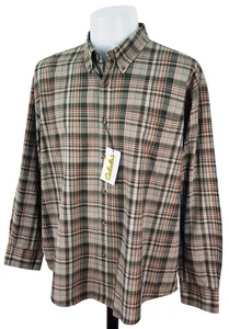 CABELAS OUTDOOR GEAR Mens Green L/S EVENING/OUTDOOR SHIRT Overshirt - XL - 58" - Picture 1 of 11